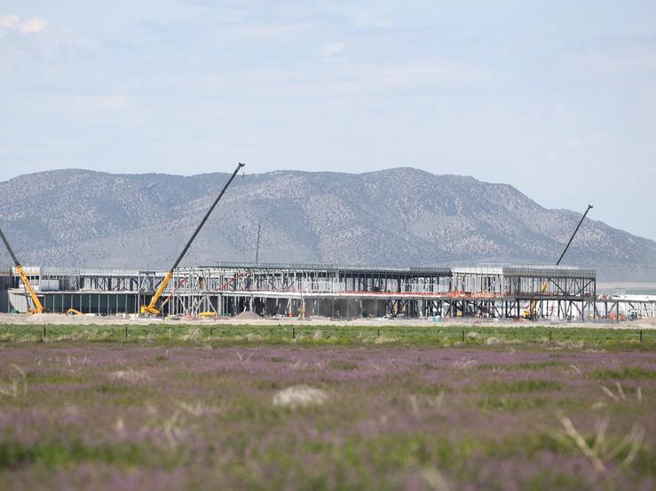 A new Facebook data center is under construction in Eagle Mountain.