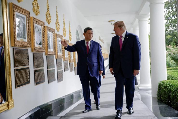 US President Donald Trump and Chinese President Xi Jinping.