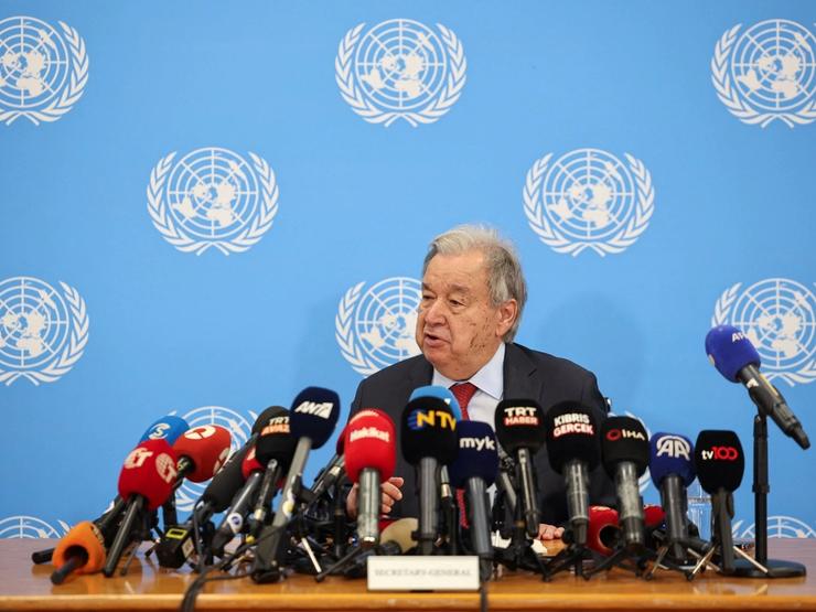 UN Secretary General Antonio Guterres.