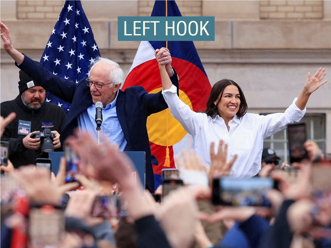 Bernie Sanders and Alexandria Ocasio-Cortez