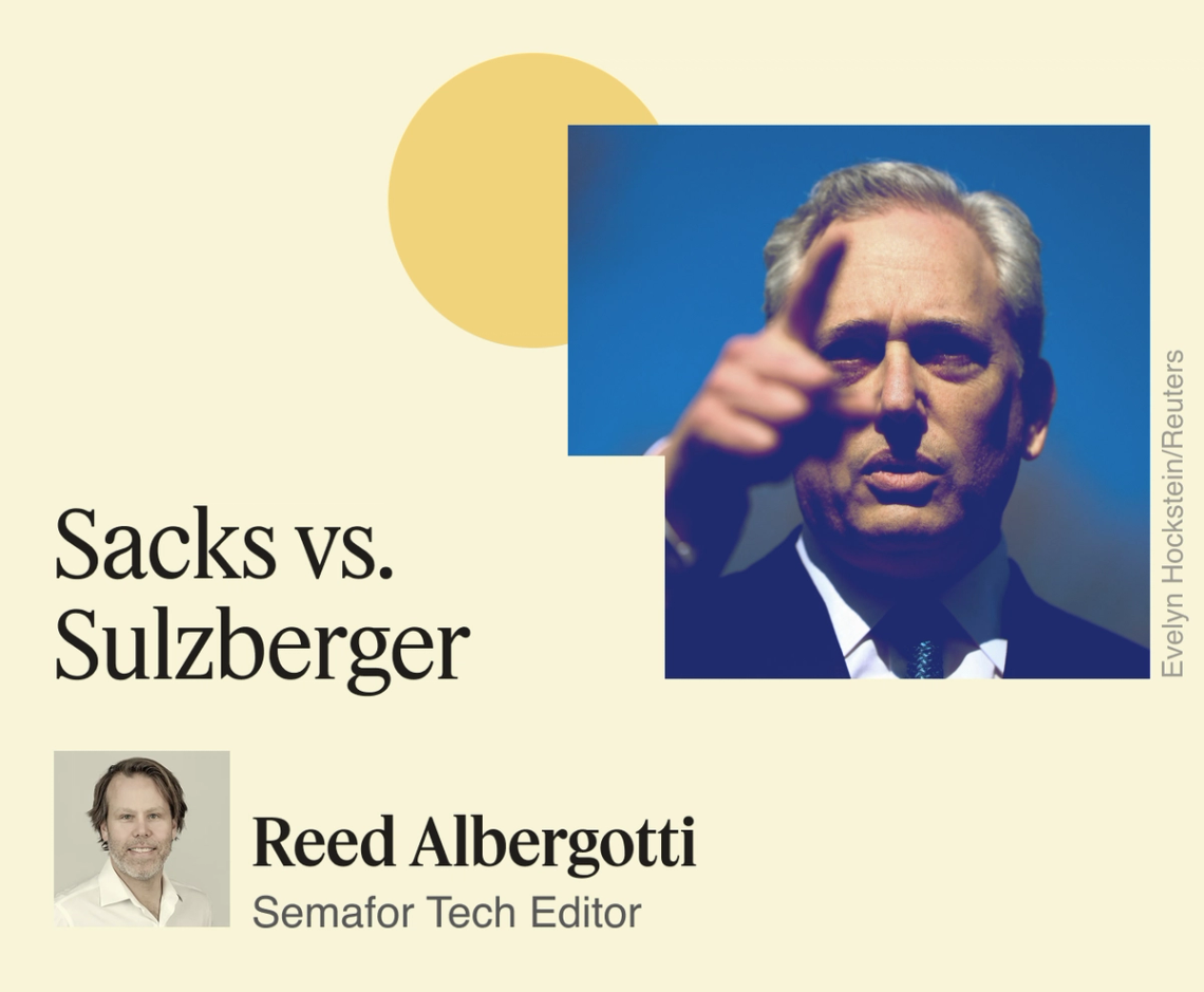 Sacks vs. Sulzberger.