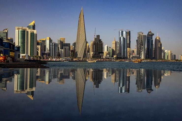 A view of Doha’s skyline.