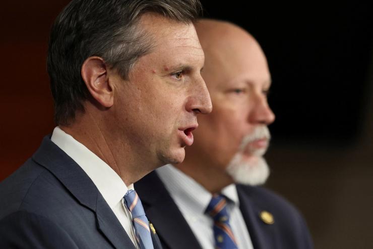 Seth Magaziner and Chip Roy