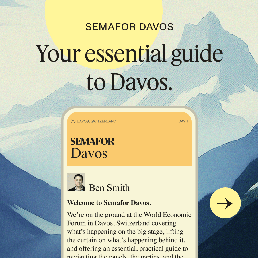 Semafor Davos graphic