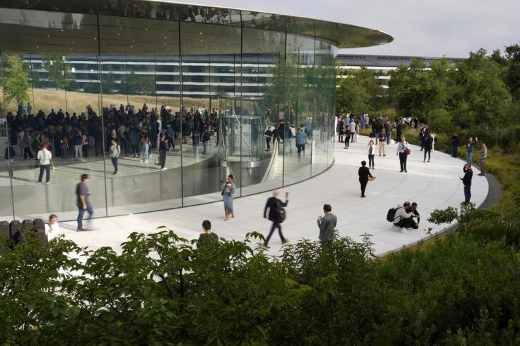 Apple’s headquarters in Cupertino.