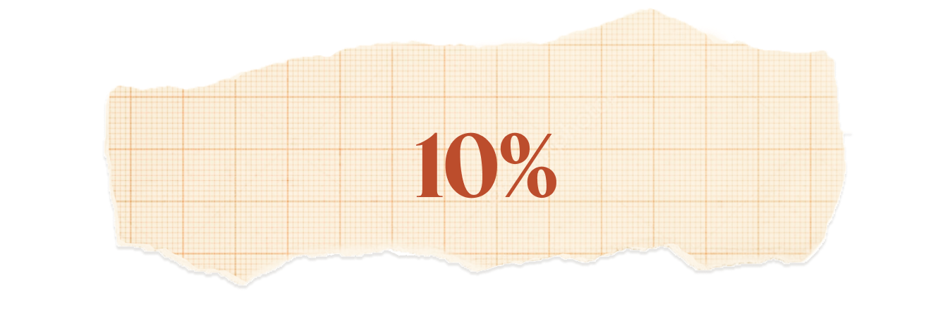 10%. 