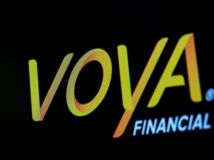 A Voya Financial logo.