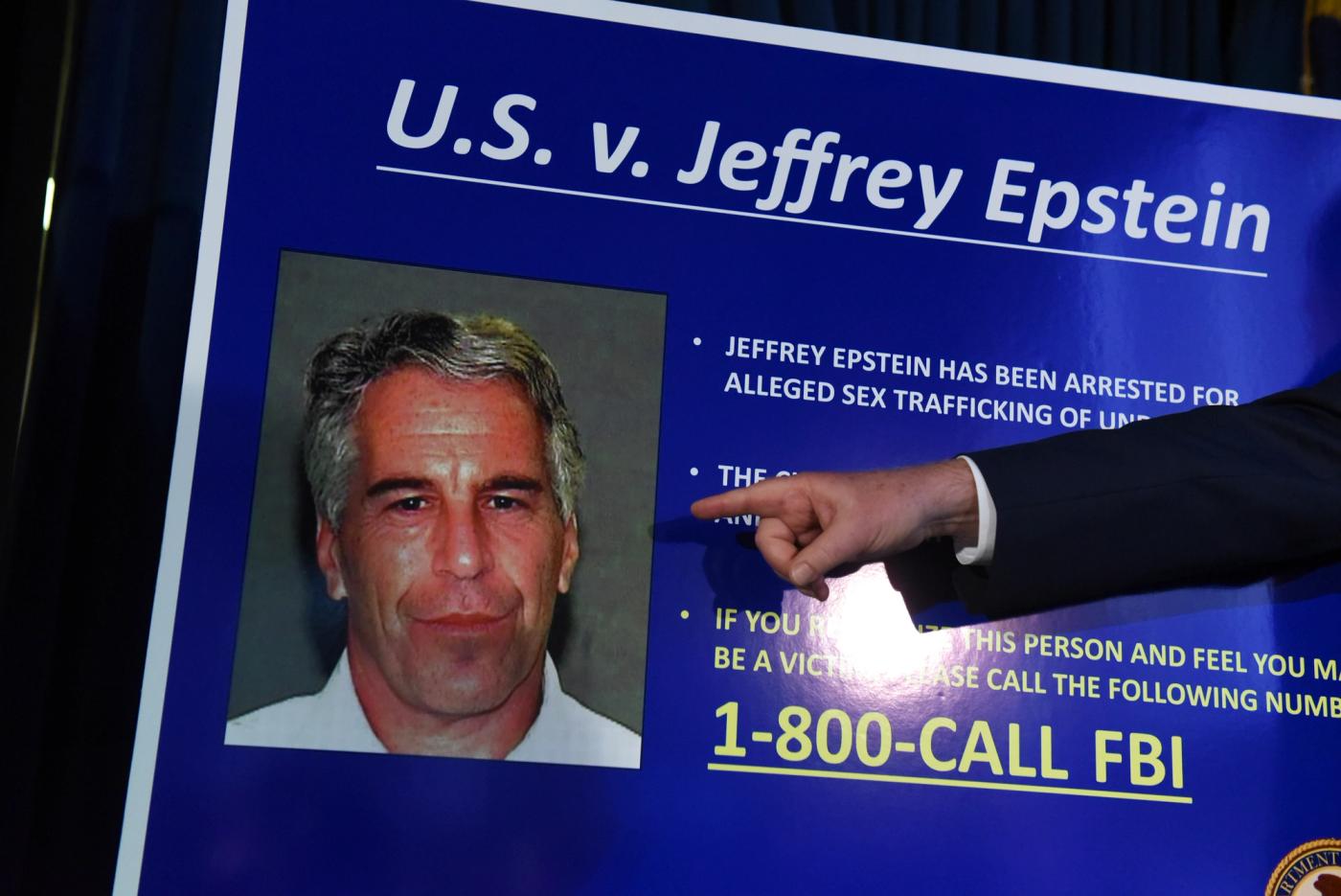 U.S. Attorney for the Southern District of New York Geoffrey Berman announces charges against Jeffery Epstein on July 8, 2019, in New York City. 