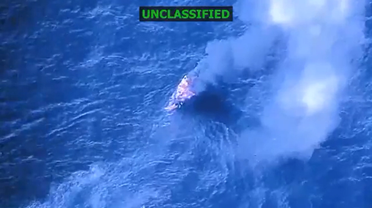 Screenshot of video posted by Defense Secretary Pete Hegseth on X.