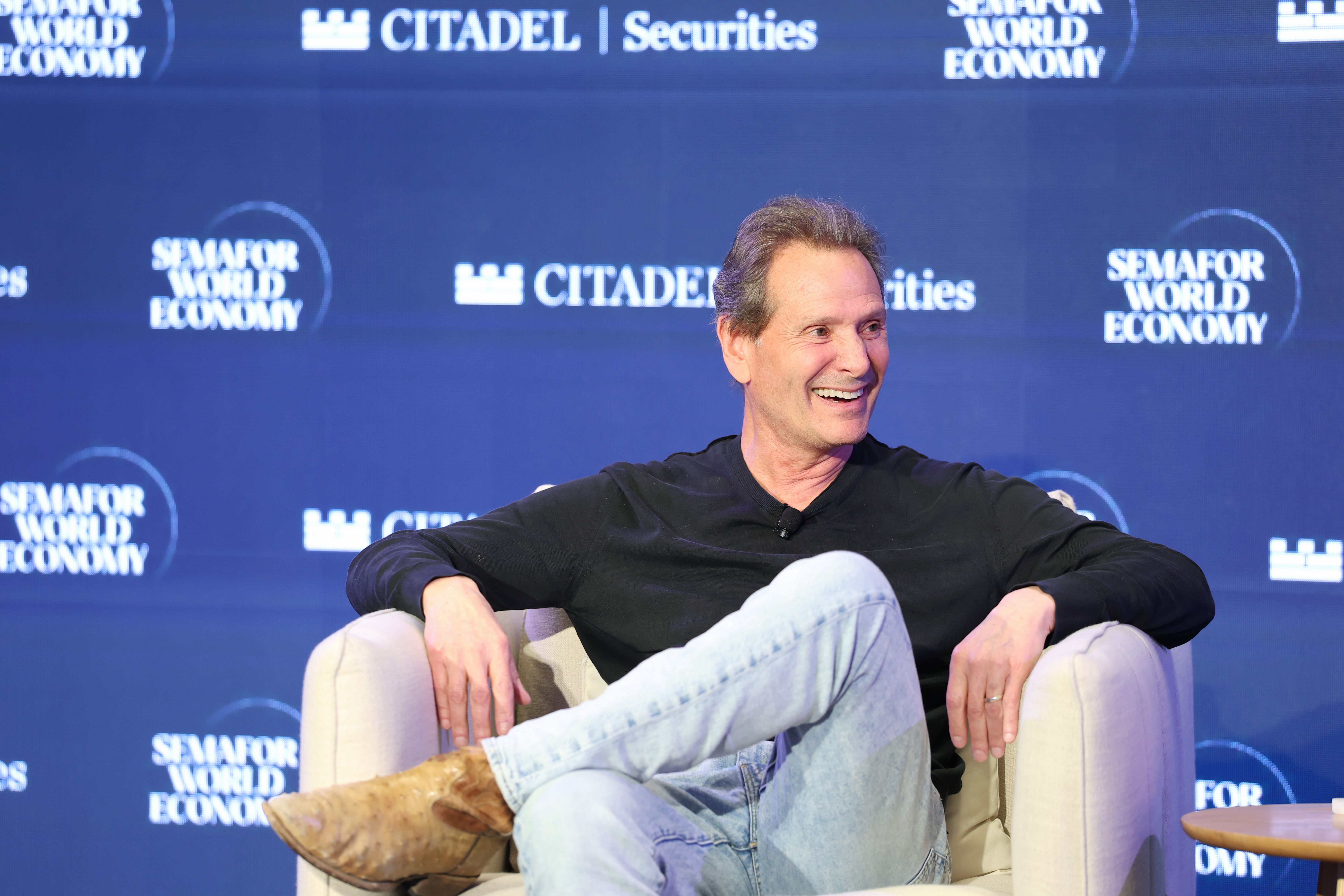 Dan Schulman (CEO - Verizon)speaks on stage during Semafor World Economy 2026 on April 15, 2026 in Washington, DC. 