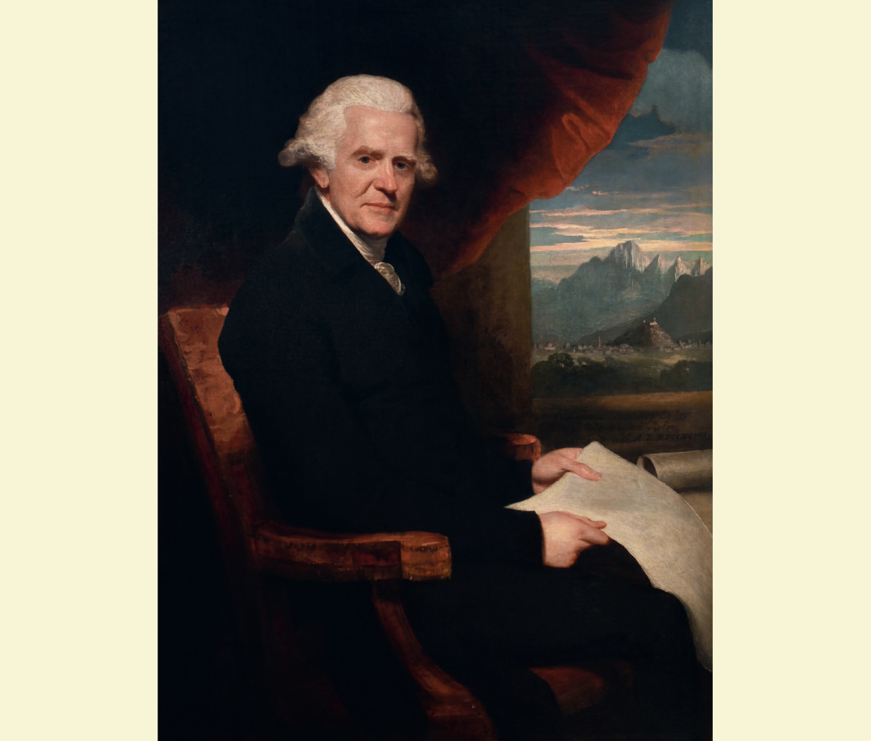 William Beechey, “Portrait of General Pascal Paoli” (1798)