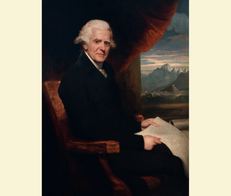 William Beechey, “Portrait of General Pascal Paoli” (1798)