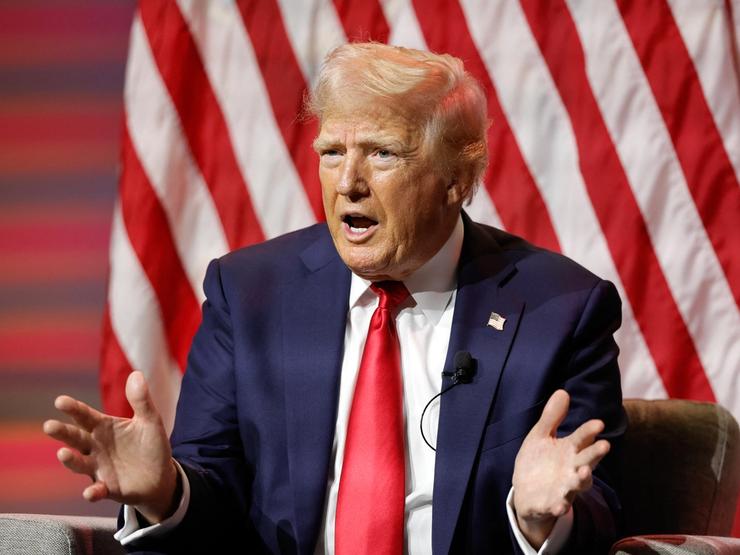 Former US President and 2024 Republican presidential nominee Donald Trump answers questions during the National Association of Black Journalists annual convention in Chicago, Illinois, on July 31, 2024.