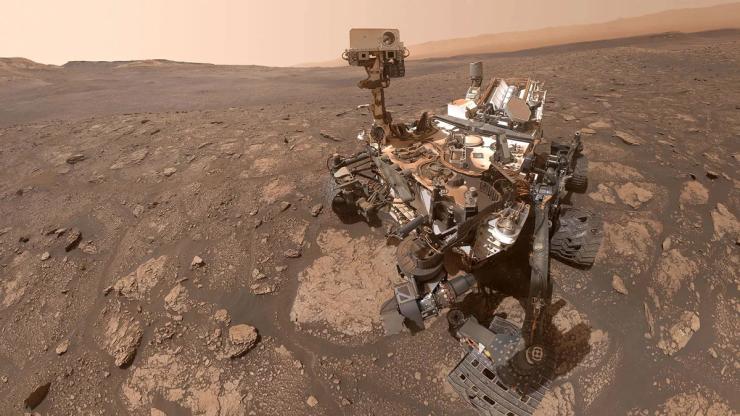 The Curiosity rover.