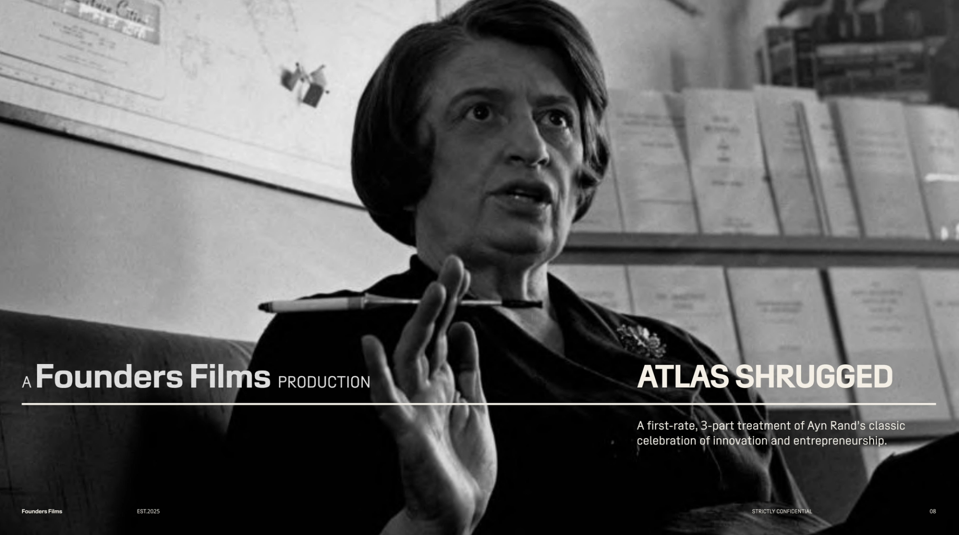 Screenshot from Founders Films deck 