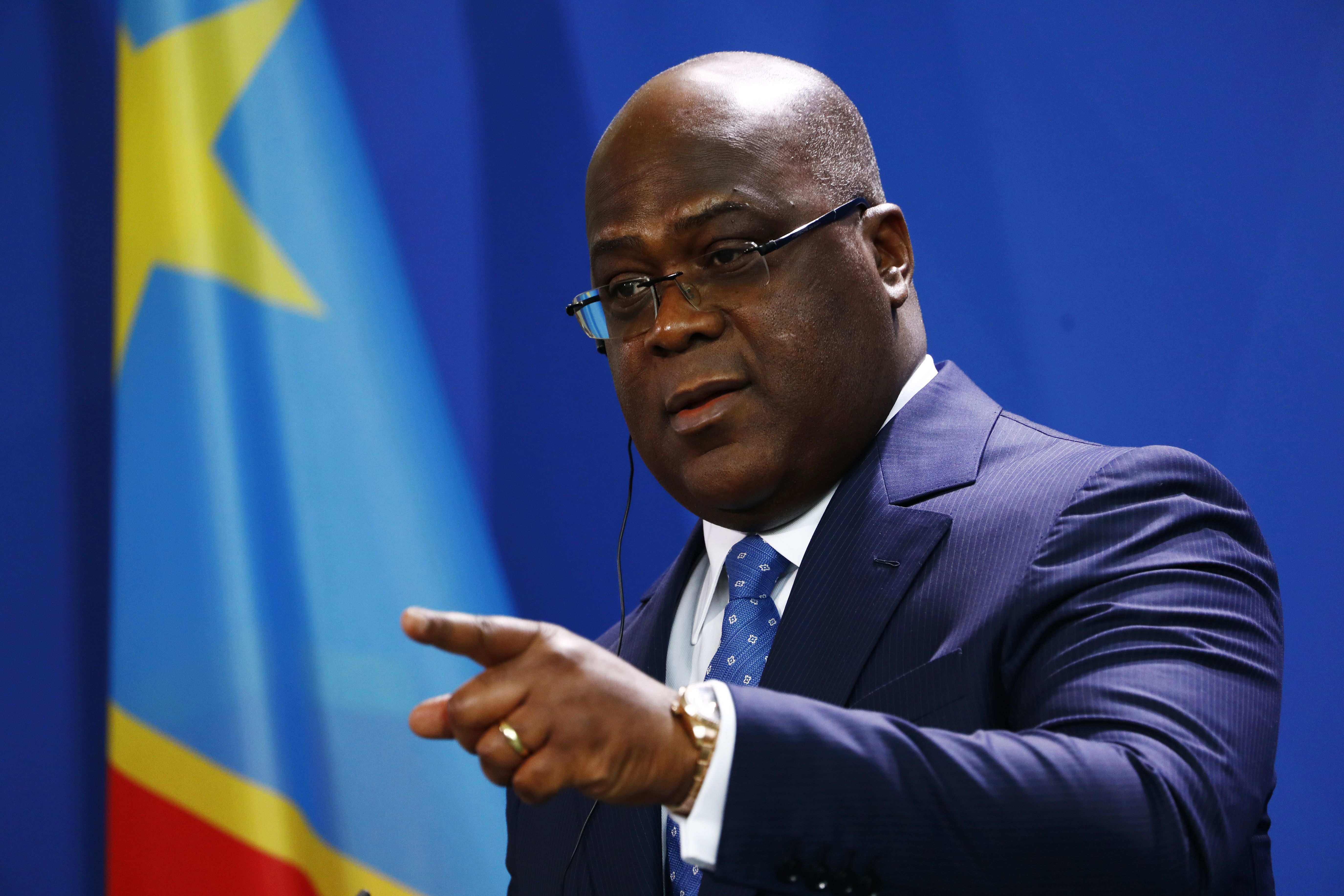 Democratic Republic of Congo President Felix Tshisekedi.