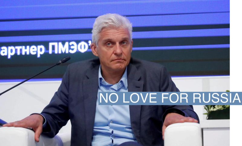 Oleg Tinkov, former chairman of the Board of Directors of Tinkoff Bank, attends a session of the St. Petersburg International Economic Forum (SPIEF), Russia June 7, 2019.