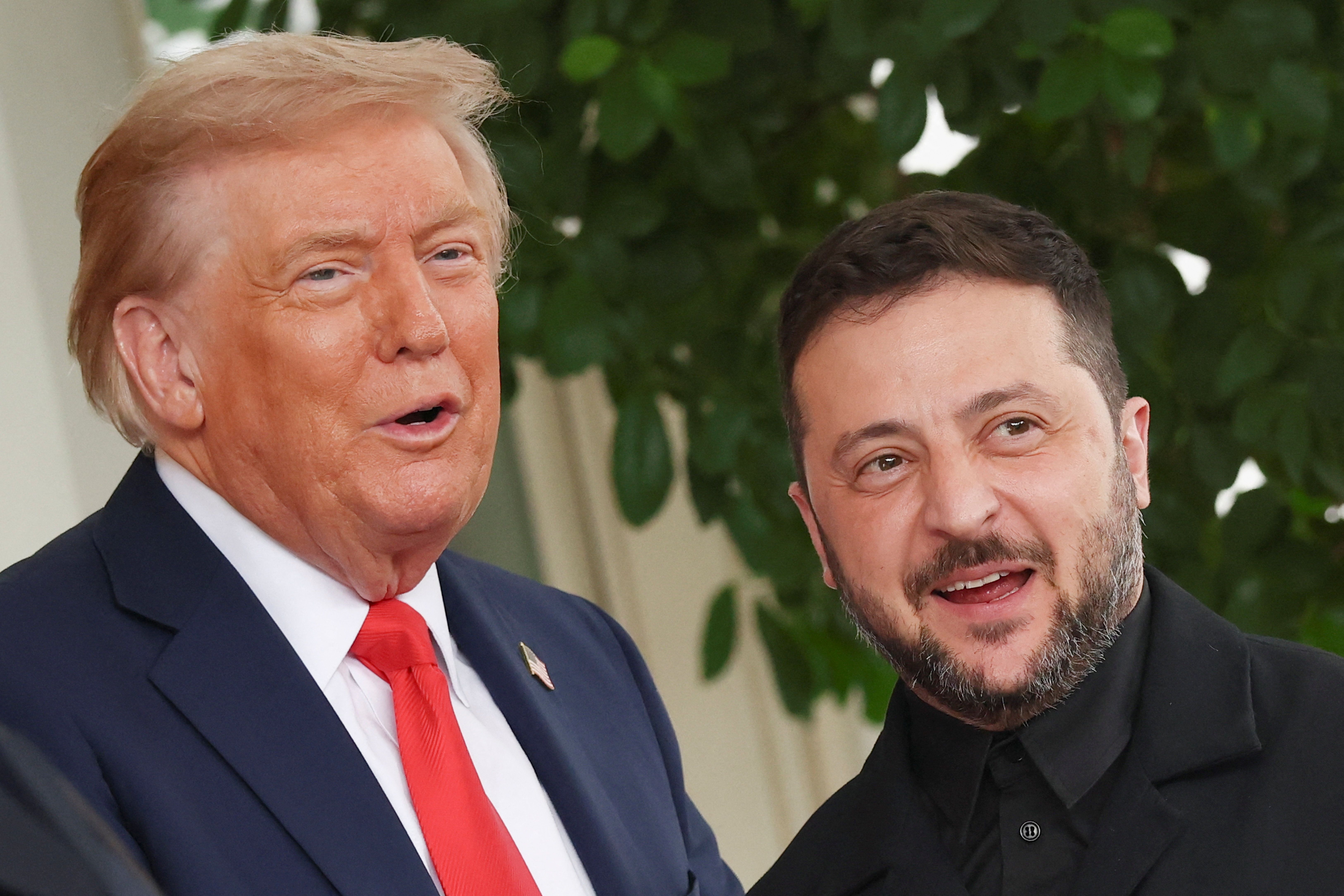 US President Donald Trump, Ukrainian President Volodymyr Zelenskyy