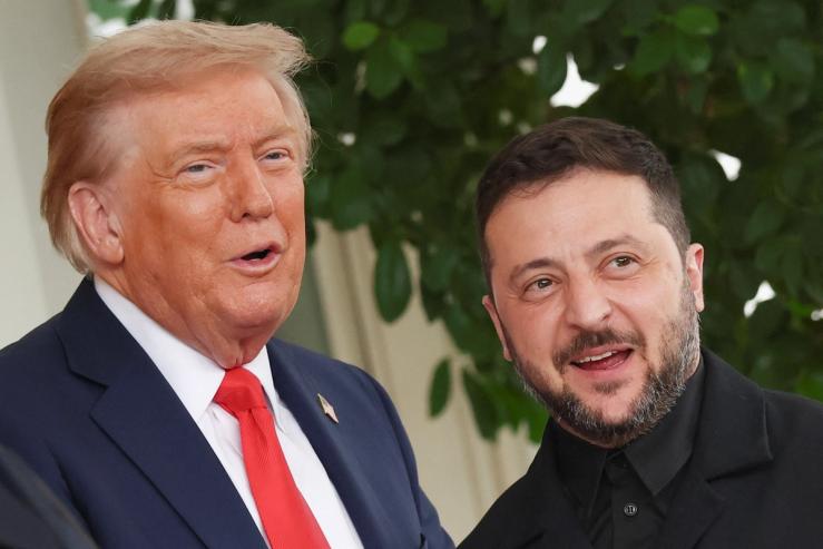 US President Donald Trump, Ukrainian President Volodymyr Zelenskyy