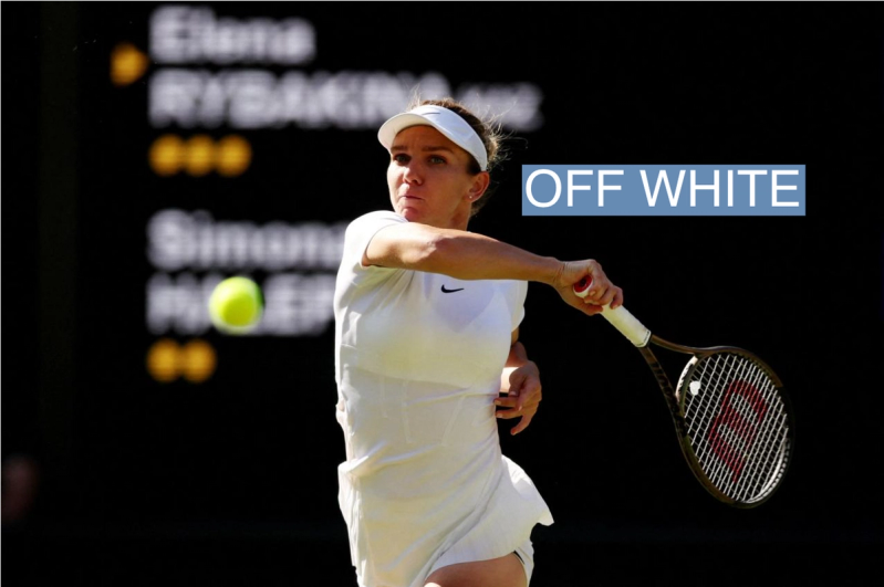 All England Lawn Tennis and Croquet Club, London, Britain - July 7, 2022 Romania’s Simona Halep in action during her semi final match against Kazakhstan’s Elena Rybakina.