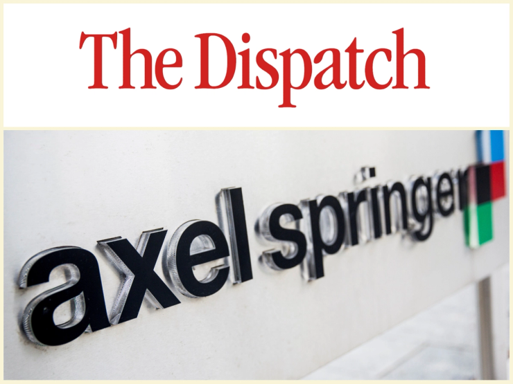 The Dispatch and Axel Springer logos