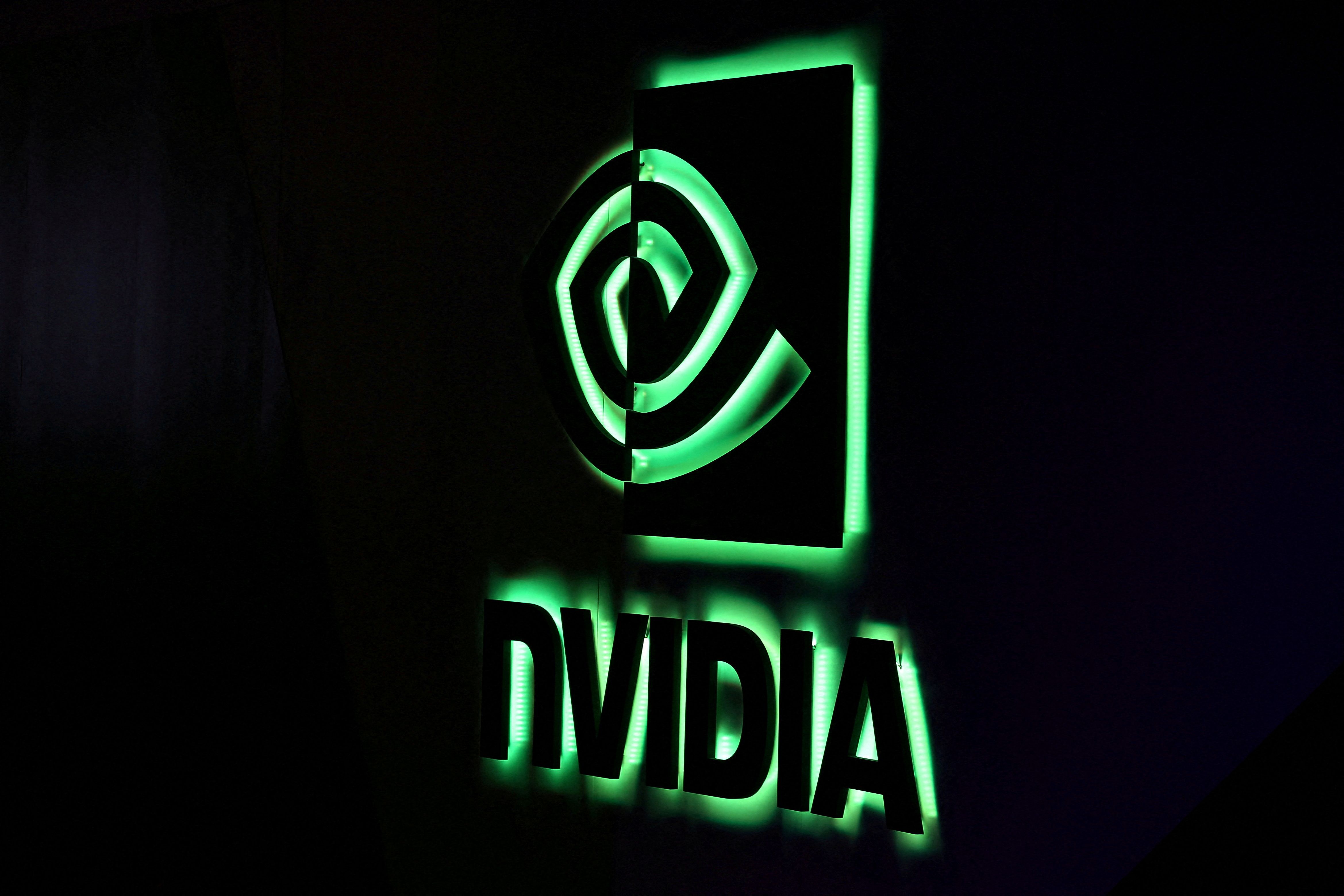Nvidia logo. 