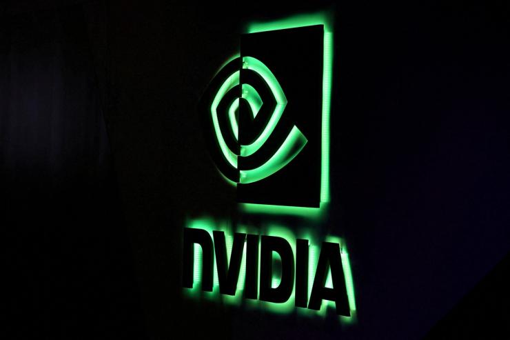 Nvidia logo.
