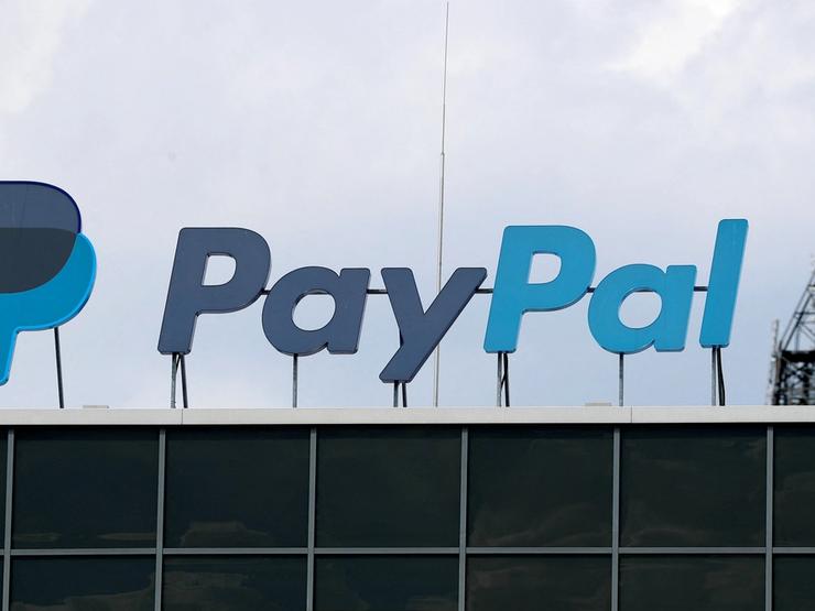 A Paypal logo.