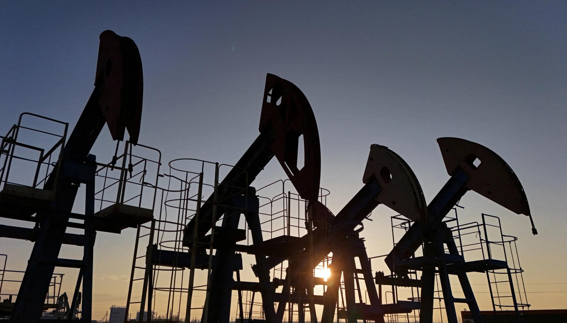 A view shows disused oil pump jacks at the Airankol oil field operated by Caspiy Neft in the Atyrau Region, Kazakhstan April 2, 2025.