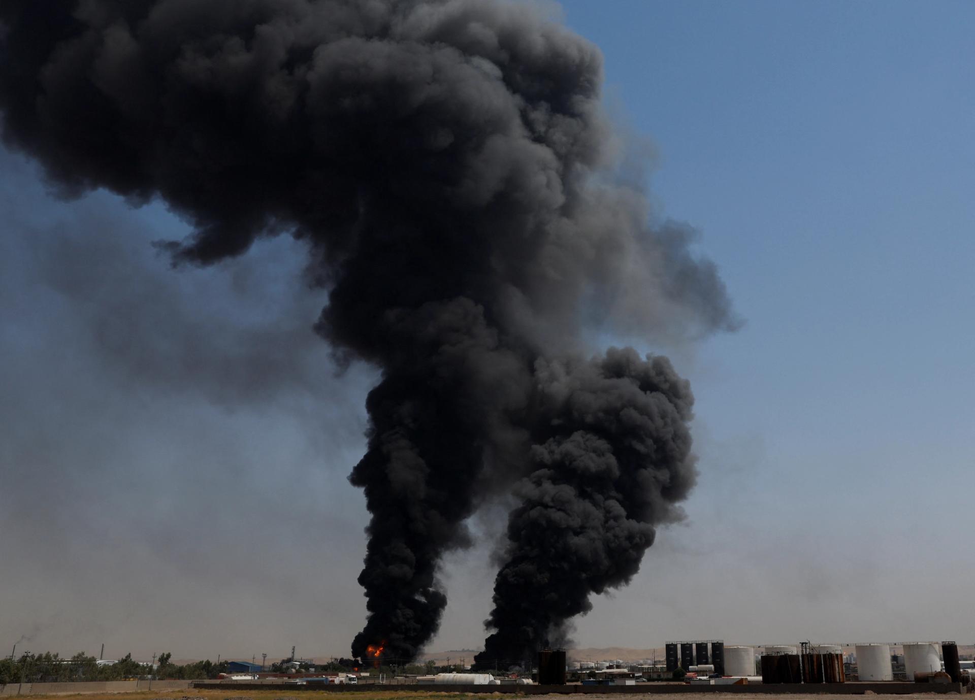 Oil refinery in Iraq