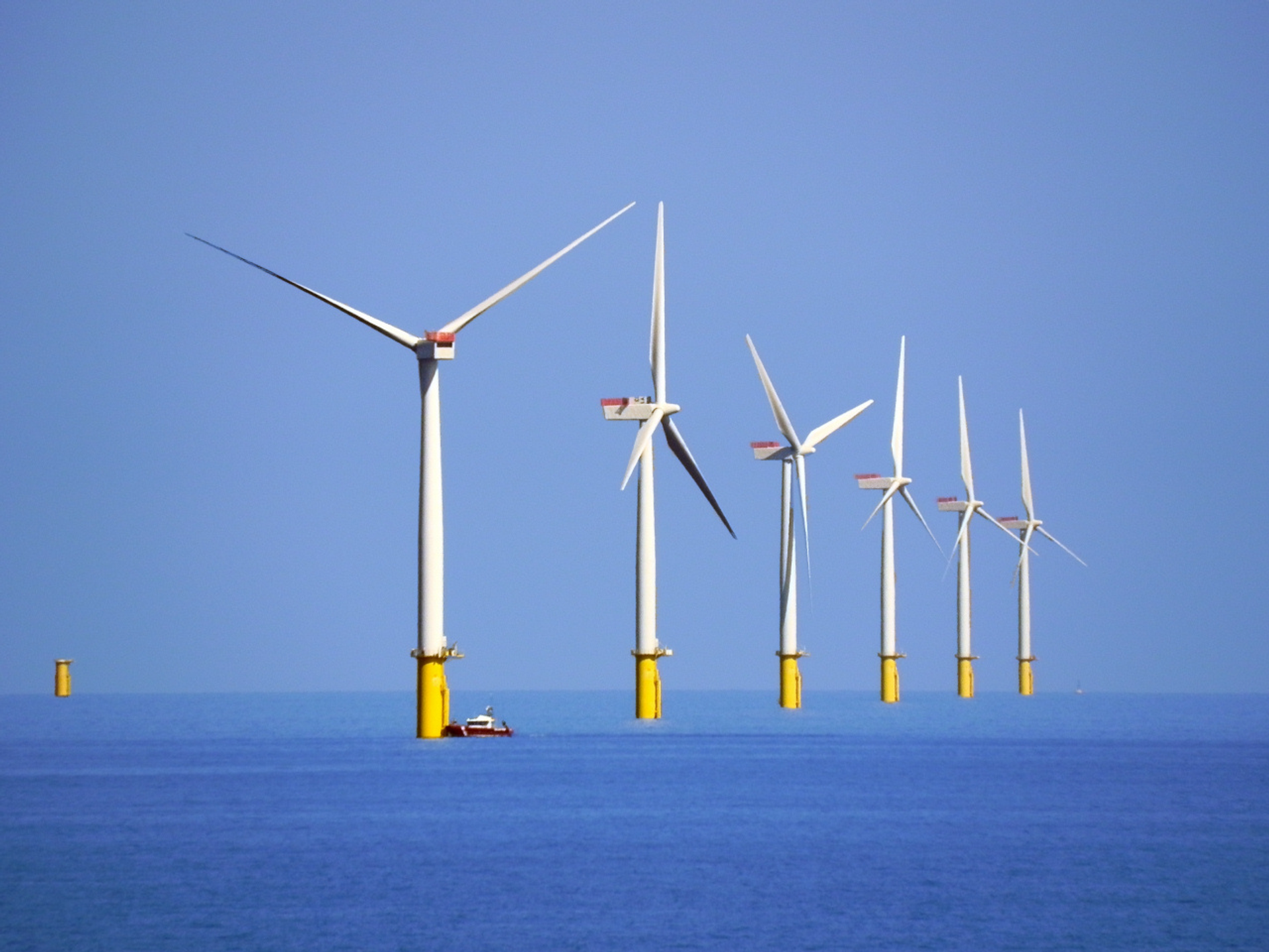 Walney Offshore Windfarm.