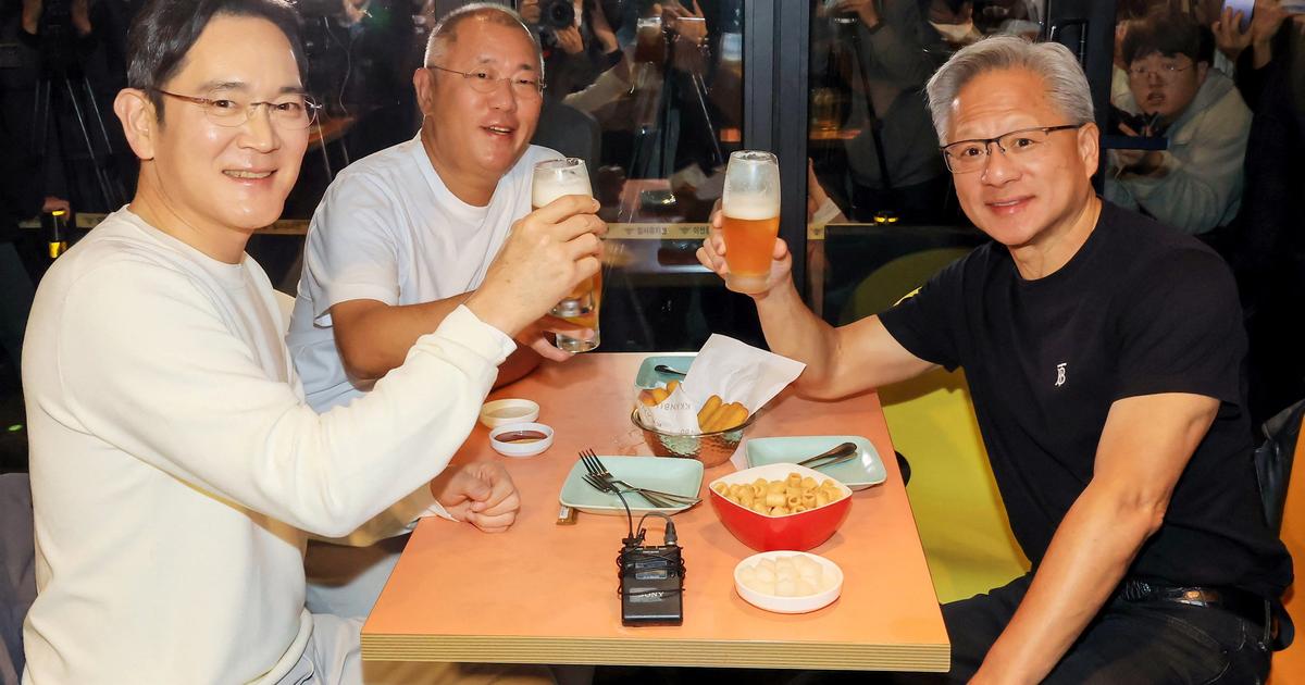 Jensen Huang’s stardom meal takes over Korea