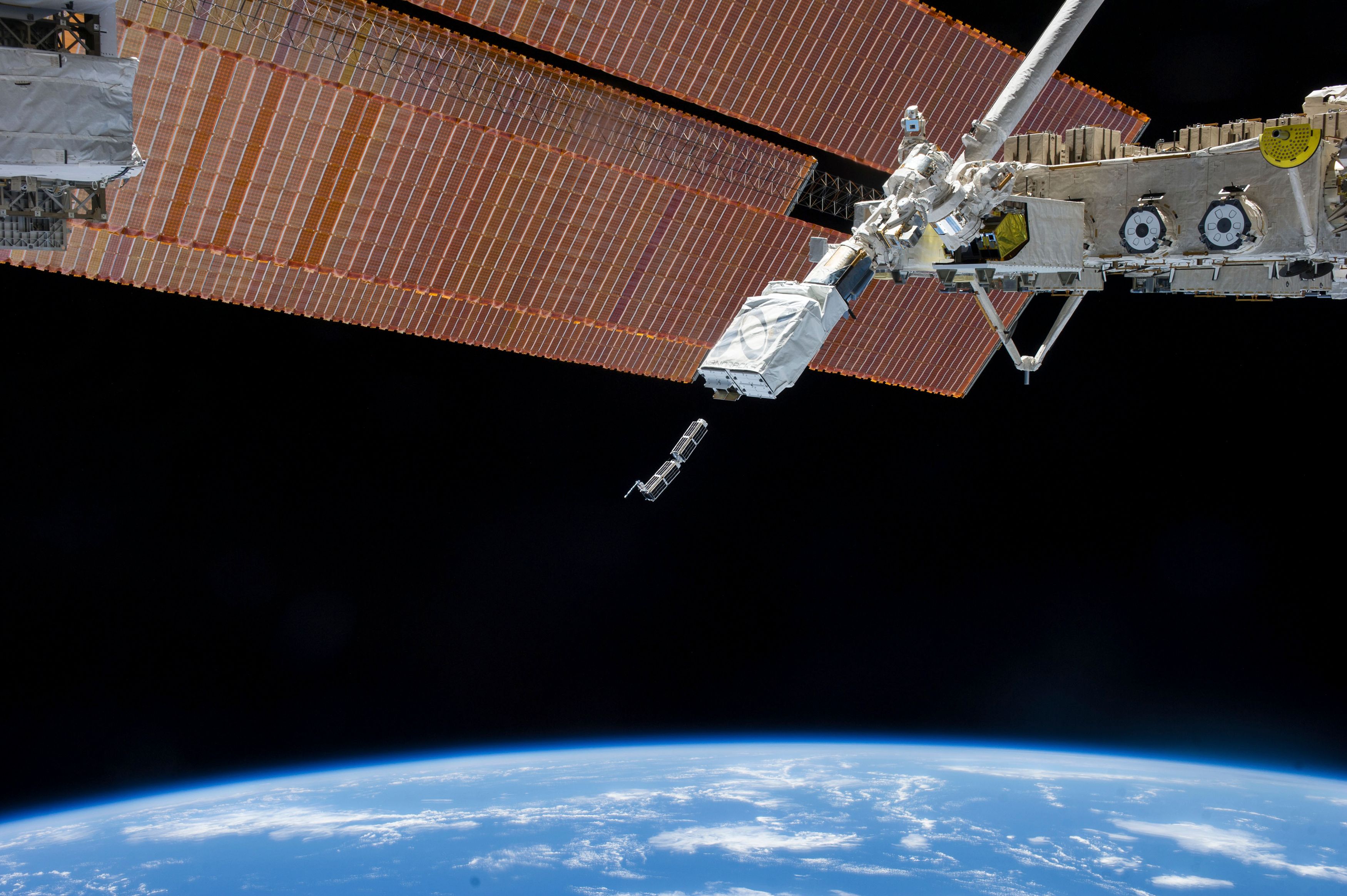 Satellite in space
