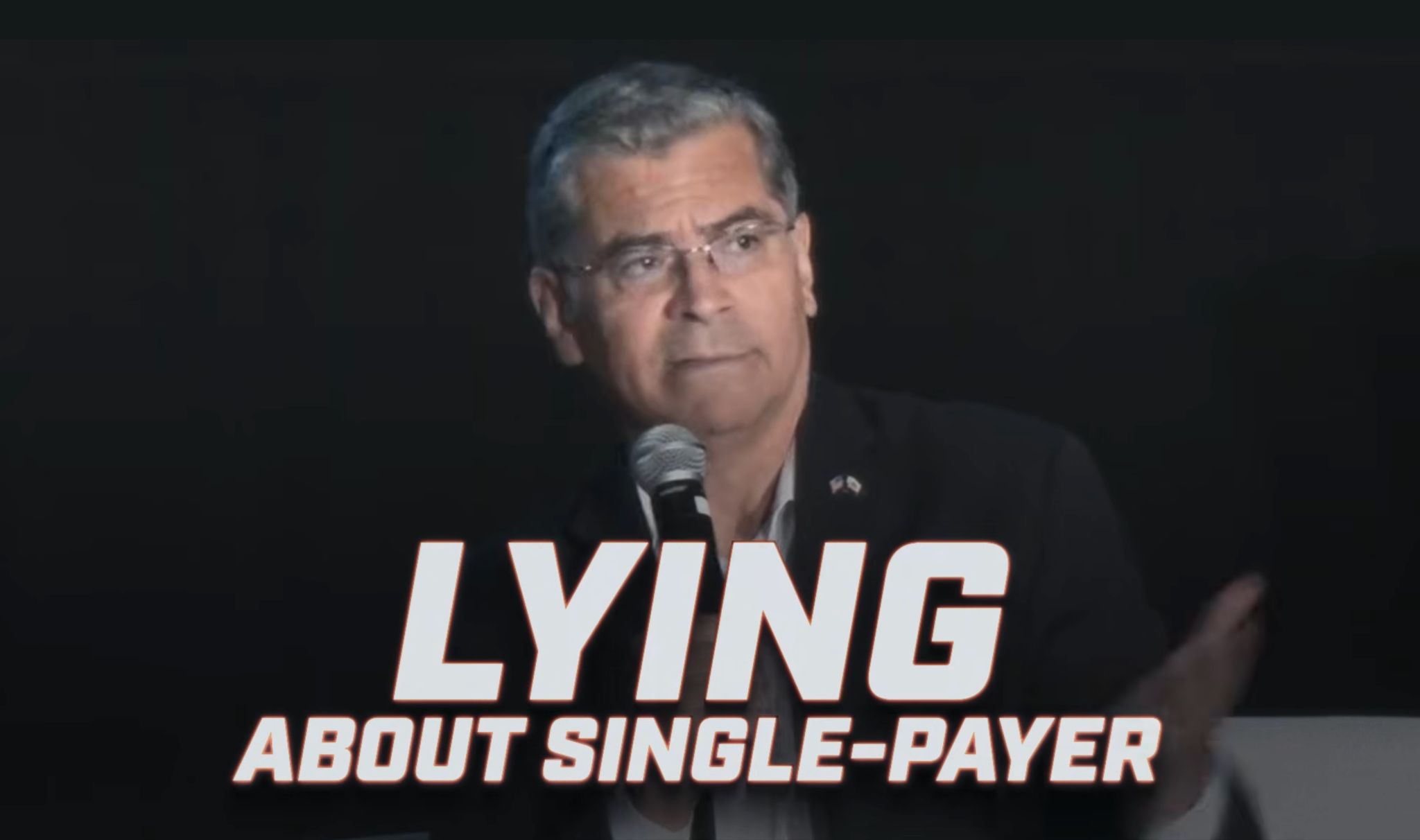 A screenshot of a YouTube political ad.