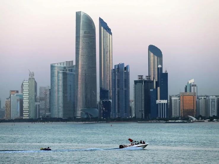 A view of Abu Dhabi.