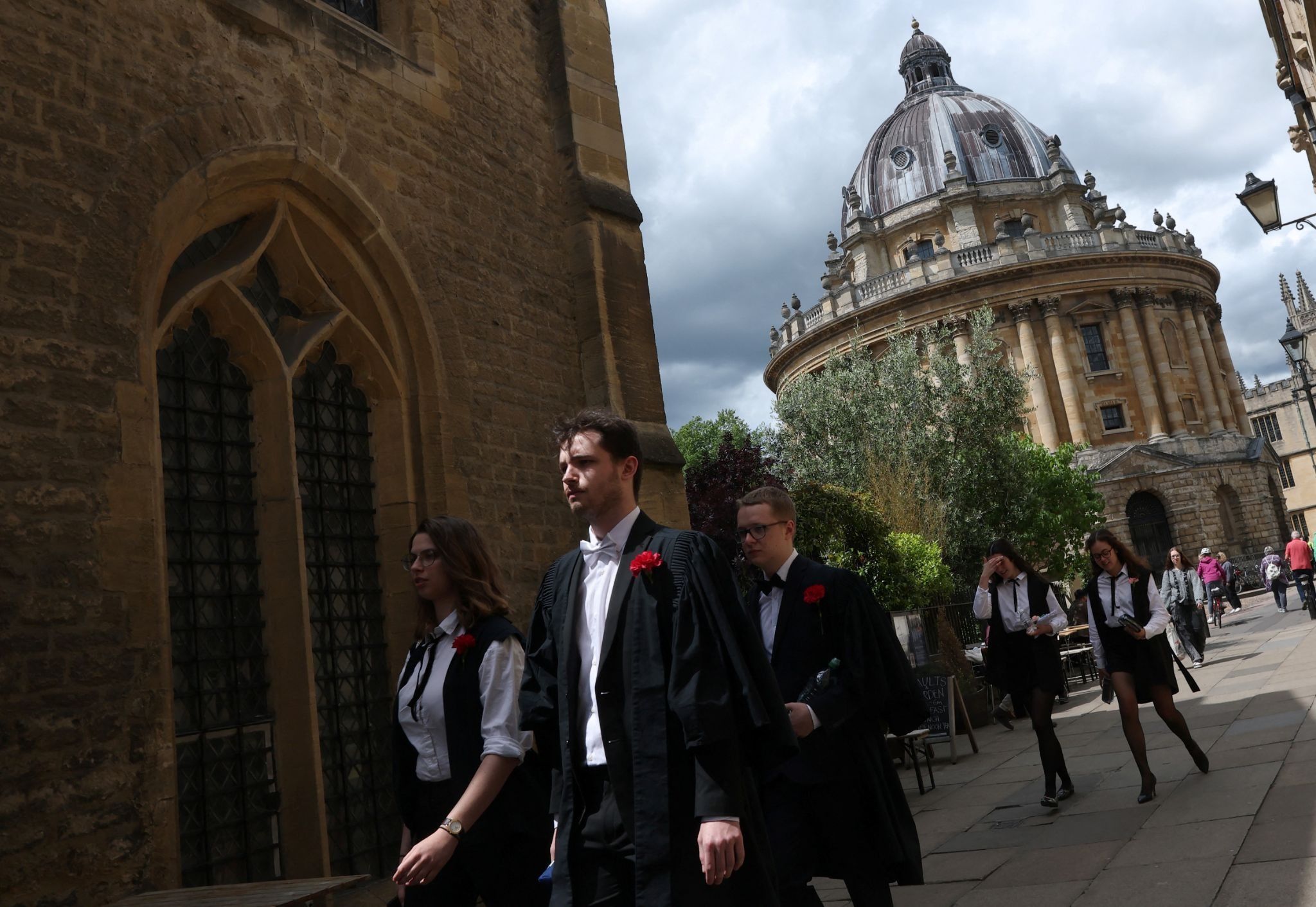Students at Oxford. 