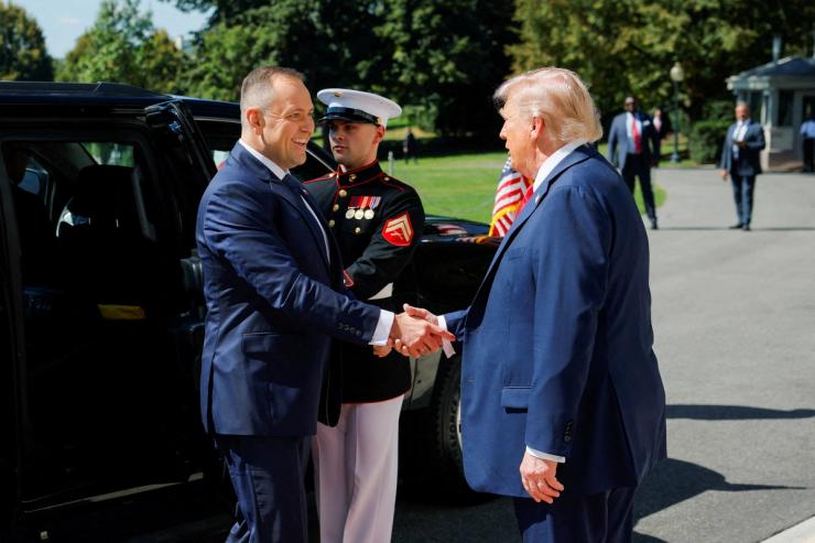 Trump and the President of Poland Karol Nawrocki.
