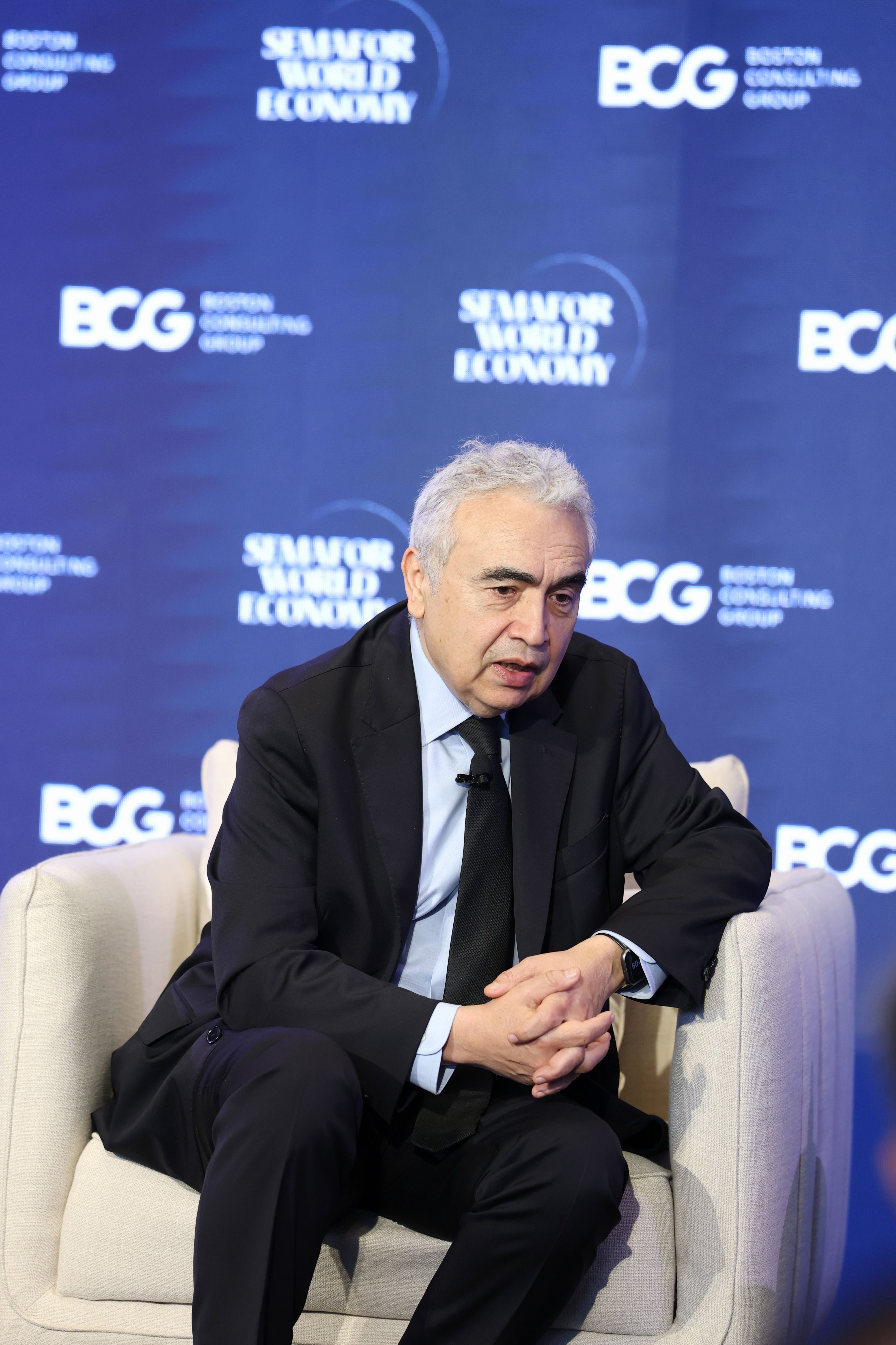 Dr. Fatih Birol (Executive Director - International Energy Agency) speaks on stage during Semafor World Economy 2026 on April 14, 2026 in Washington, DC. 