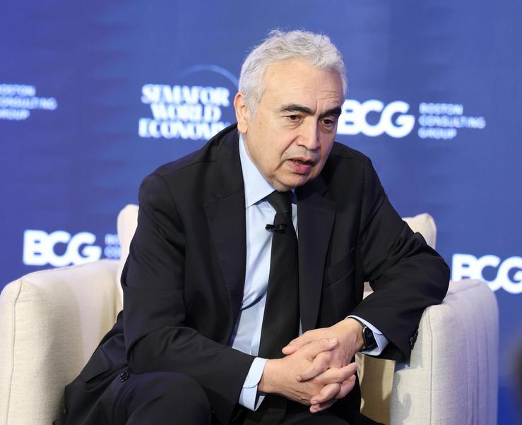 Dr. Fatih Birol (Executive Director - International Energy Agency) speaks on stage during Semafor World Economy 2026 on April 14, 2026 in Washington, DC.