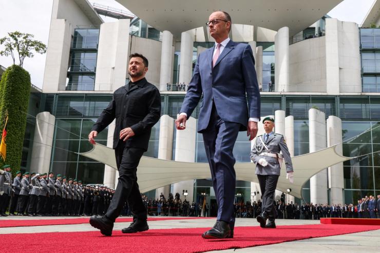 German Chancellor Friedrich Merz and Ukraine’s President Volodymyr Zelenskiy