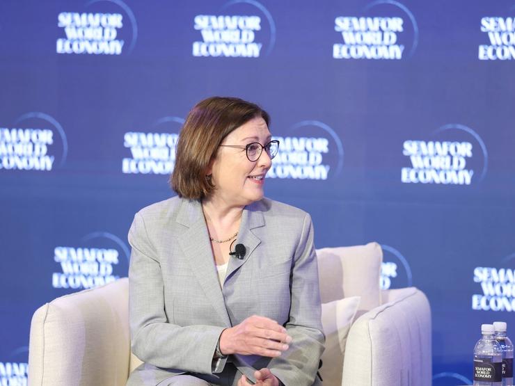 Rep. Suzan DelBene speaks during Semafor World Economy 2026
