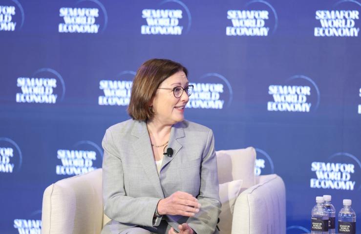 Rep. Suzan DelBene speaks during Semafor World Economy 2026