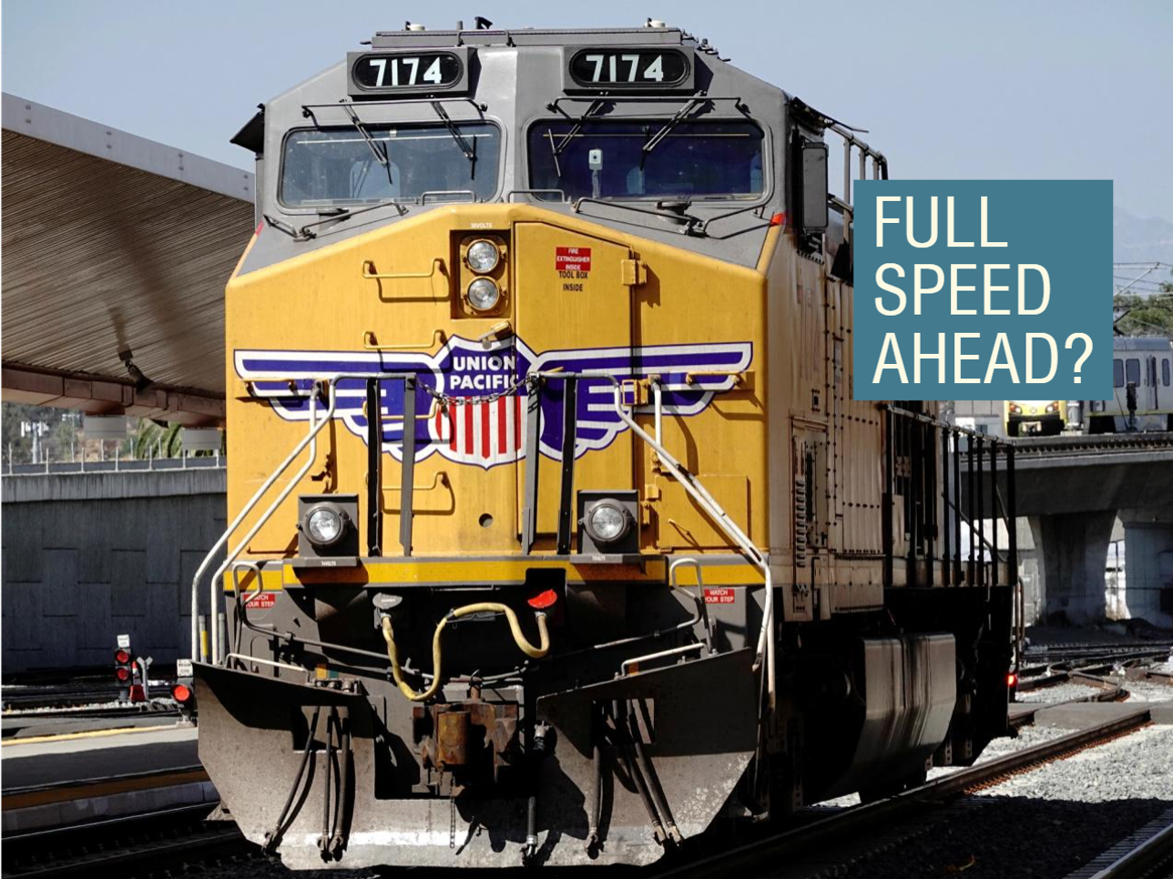A Union Pacific train