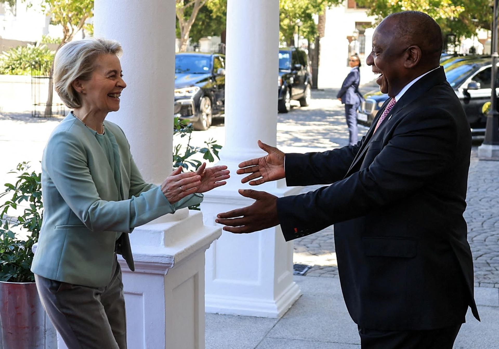 The leaders of the European Commission and South Africa