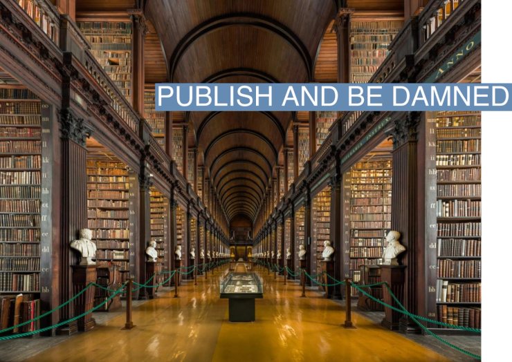 The Long Room of the Old Library at Trinity College Dublin is shown in this image from 2015.