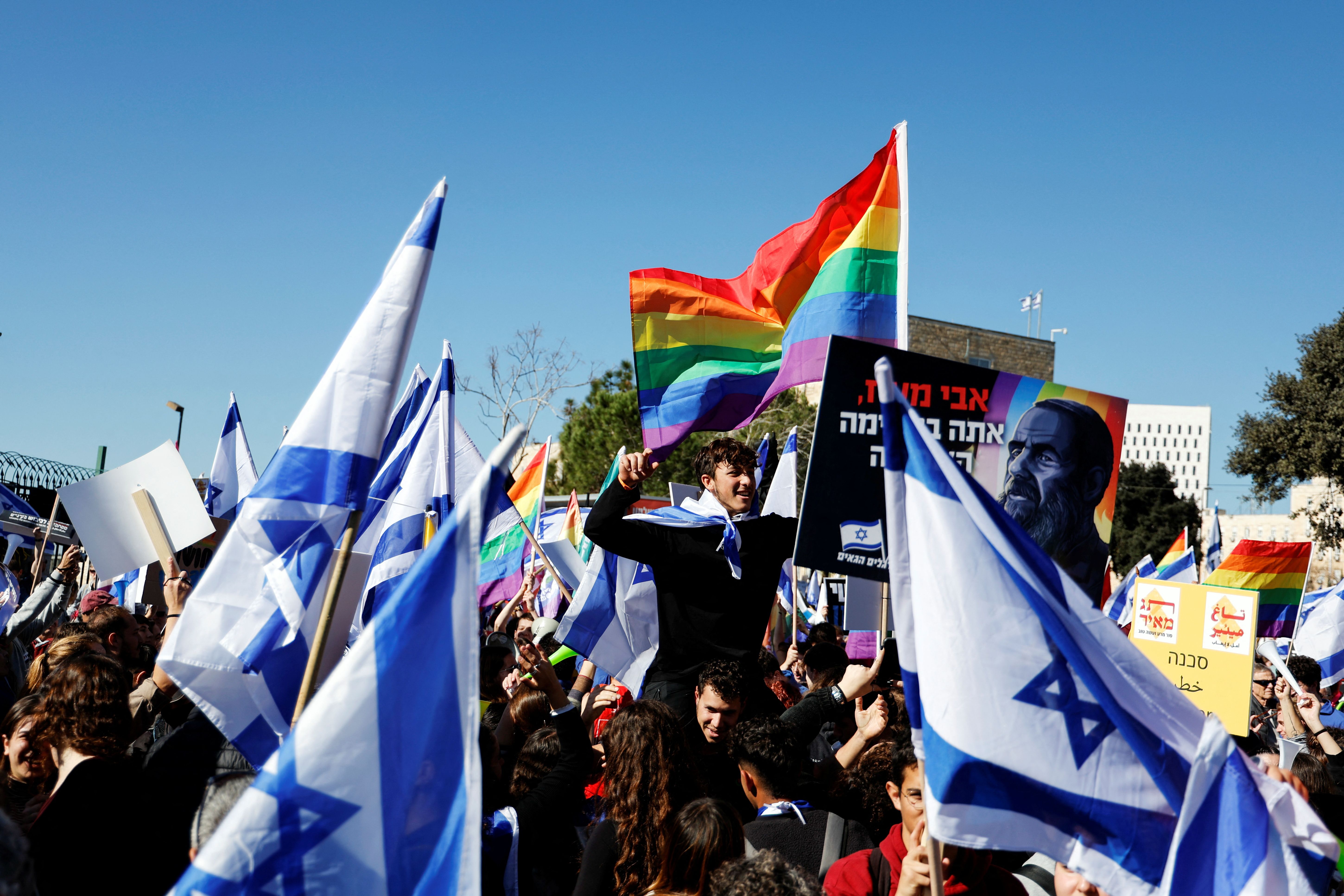 Israelis Protest Against Benjamin Netanyahu's Hardline Government | Semafor