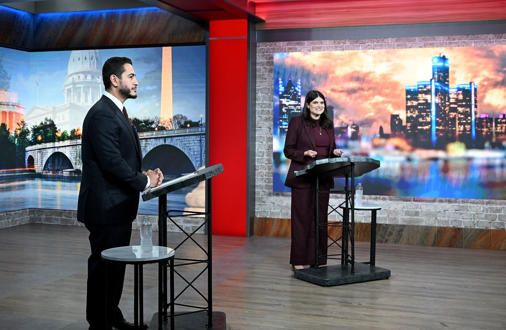 Haley Stevens and Abdul El-Sayed