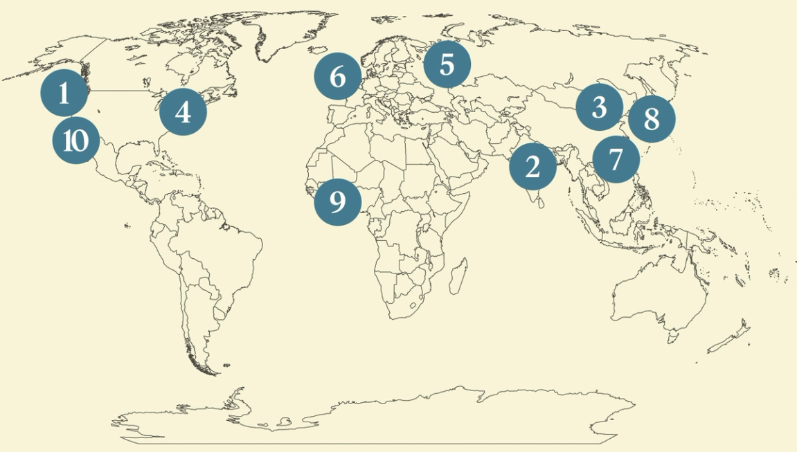 Semafor World Today map graphic.