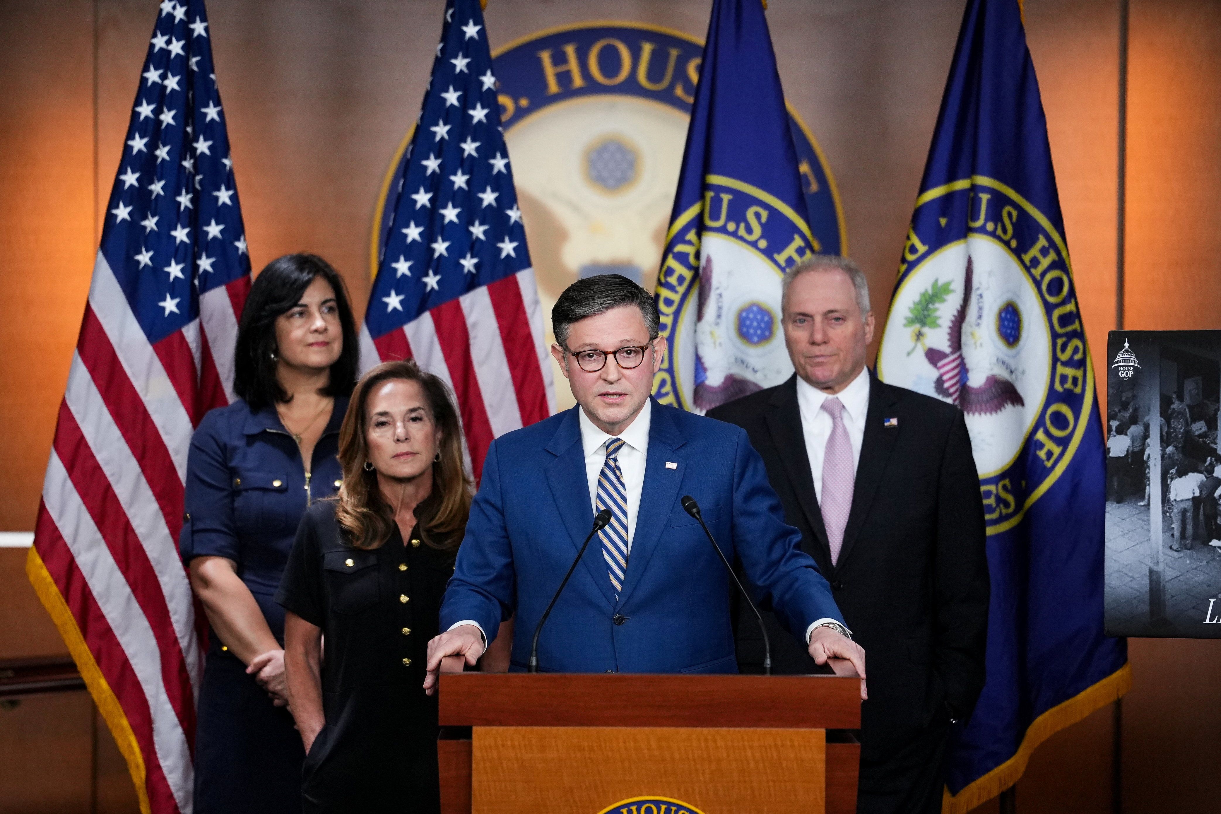Press conference with Republican House Leadership