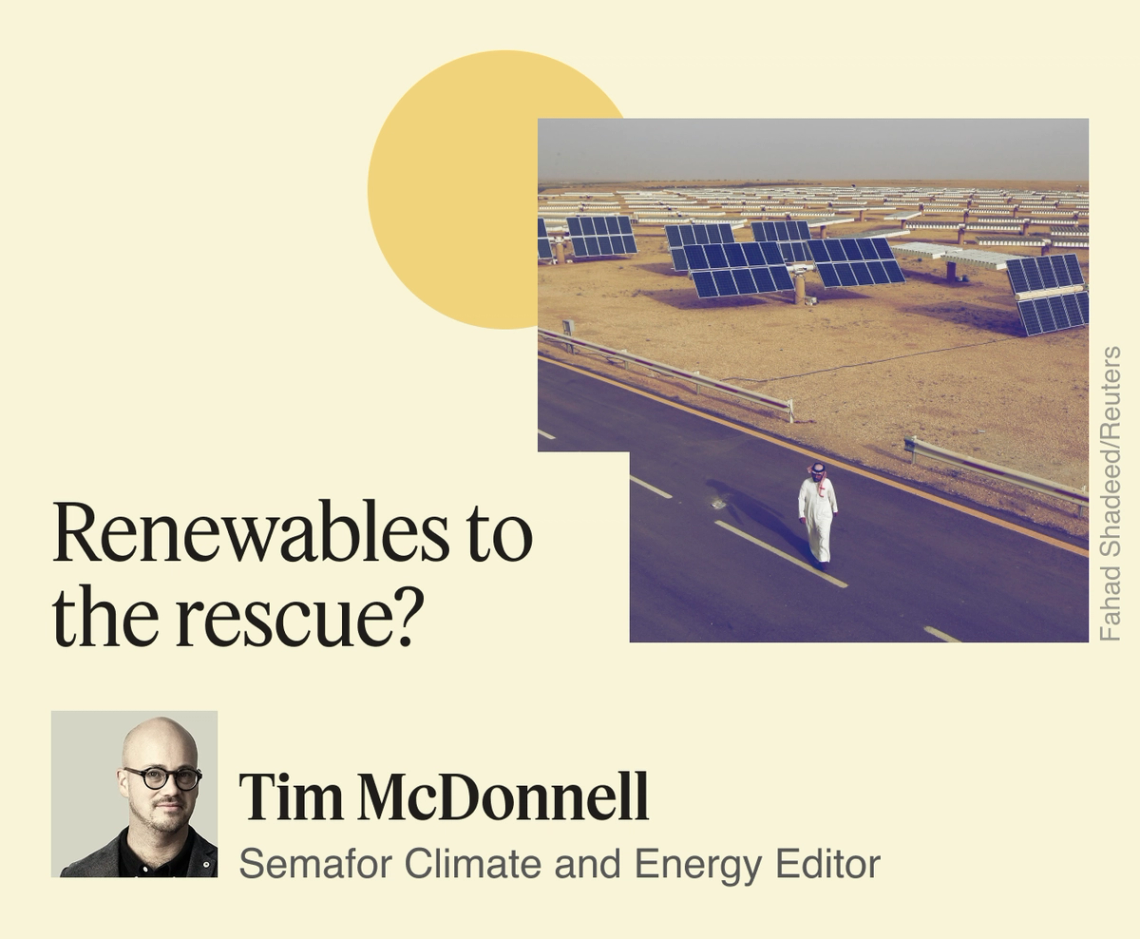 A graphic saying “A note from Tim McDonnell”